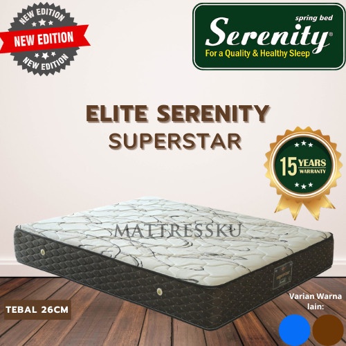 Kasur Spring Bed Elite Serenity Superstar 160x200