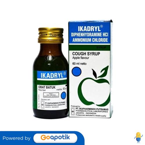 

IKADRYL RASA APEL SIRUP 60 ML