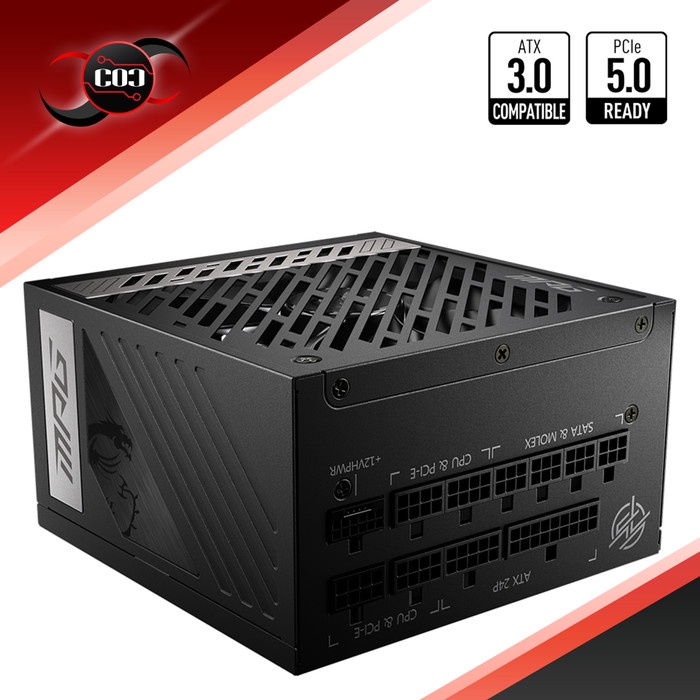 MSI MPG A850G PCIE5 - Sumber Daya ATX 850W dengan Efisiensi 80 PLUS Gold