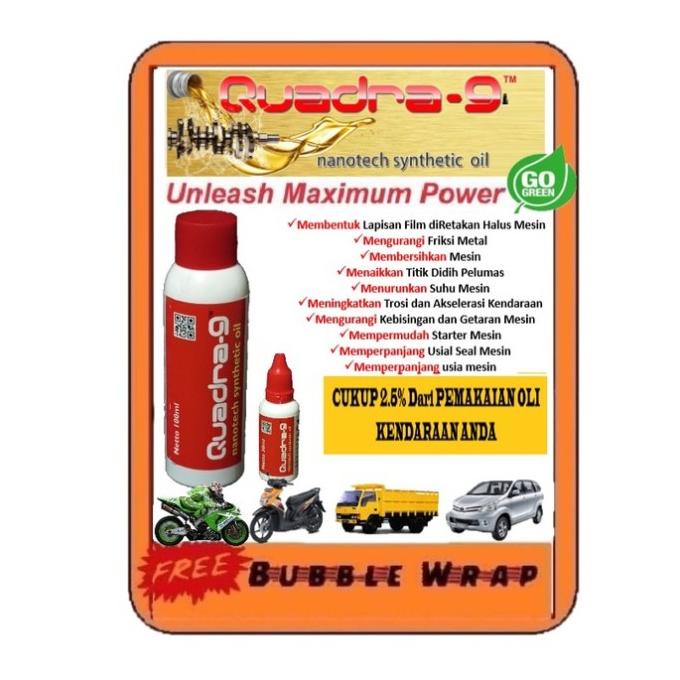 ;&;&;&;&] Quadra-9 oil synthetic nano energizer nano Memperbaiki, Merawat Mesin