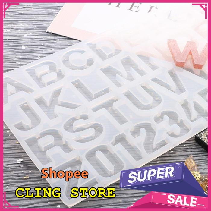 

DISKON GEDE 38*20CM BESARCETAKAN RESIN SILIKON CETAKAN RESIN EPOXY ALFABET BAHASA INGGRIS