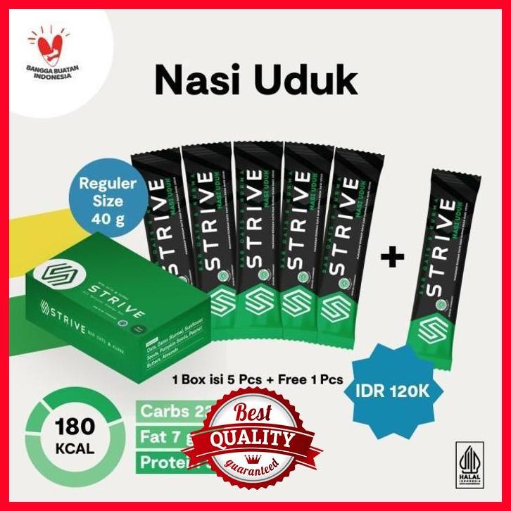 

(REJE) STRIVE RASA NASI UDUK 1 BOX ISI 6 PCS - REJEKI SUBUR BIKE