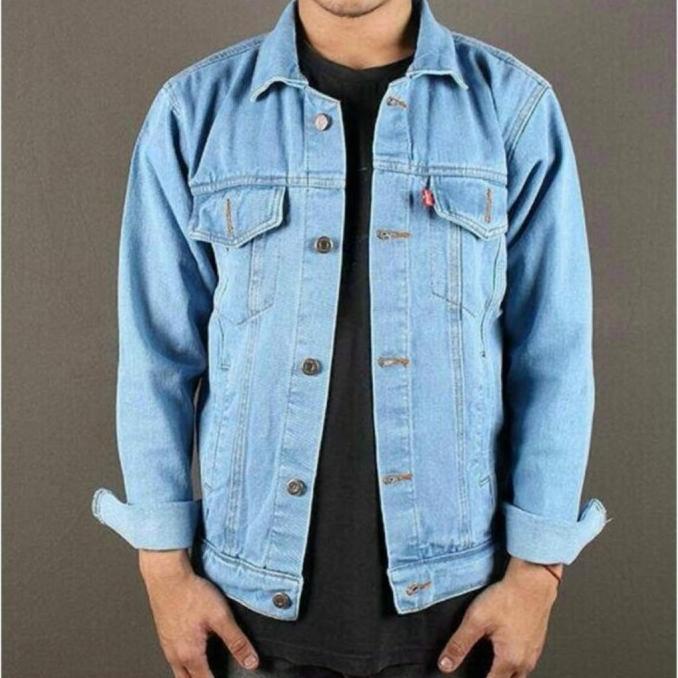 Jaket Jeans Denim Ariel Double Sleeting - Bioblitz Hoodie Hitam