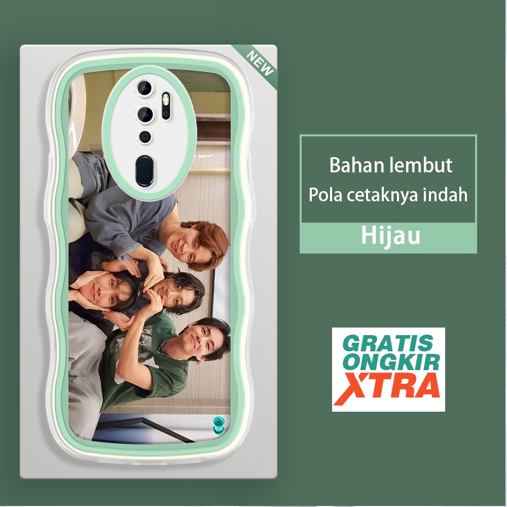 Mulia OPPO NEO 9 A3S A5 A7 A5S A9 2020 A12 A12S A12E  Casing Ponsel  Pola BTS KimTaeHyung  warna-war