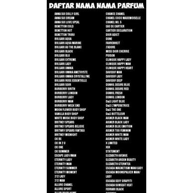 50ML 25K PARFUM REFILL MURAH BEBAS REKUES PRIA & WANITA