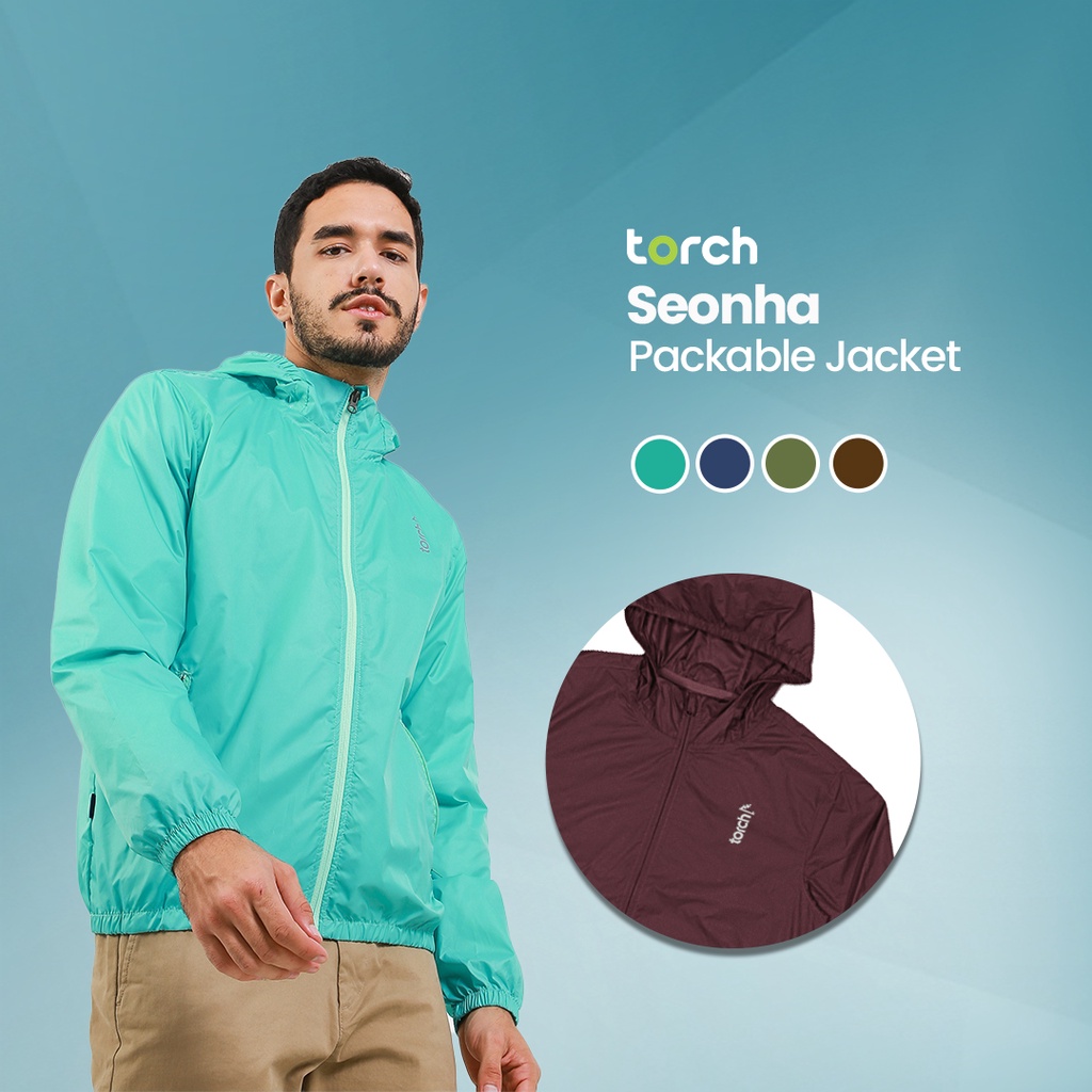 TORCH Packable Jacket Olahraga Jogging Lari Seonha
