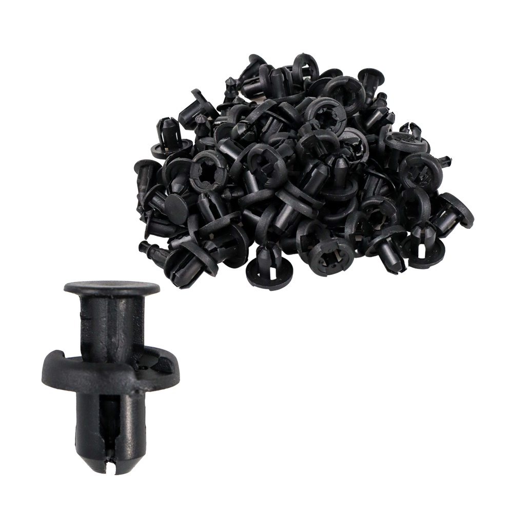 Gs8 Klip Kancing Plastic Car Buckle Rivet 20 X 13 Mm 50 PCS - 1113 - Black Or-i