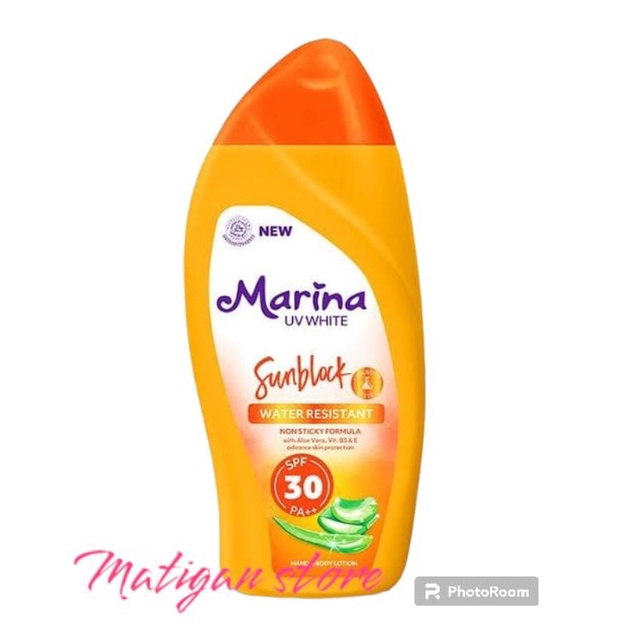 Marina UV White Sunblock Water Resistant SPF 30++ 85ML