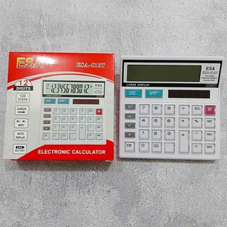 

Diskon Kalkulator Dagang Ukuran Besar KALKULATOR CITIZEN Esa 512T Putih 12 Digit WNR
