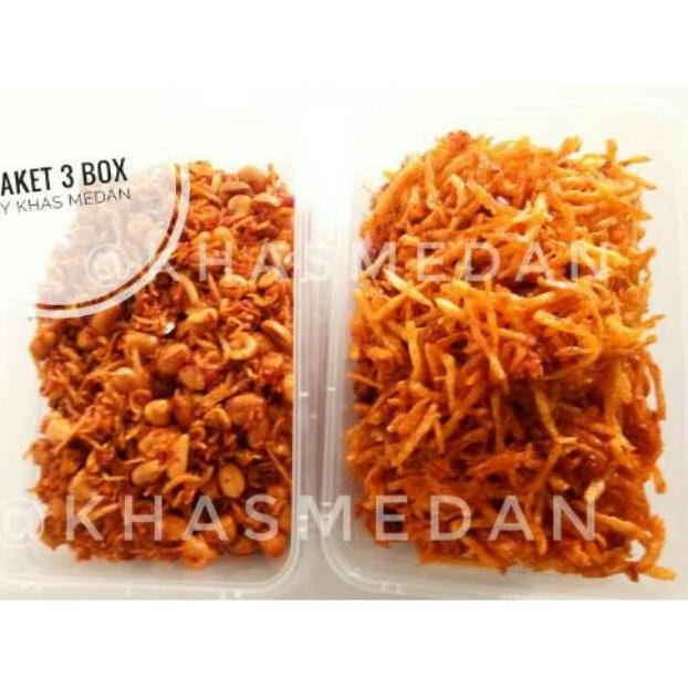 

PROMO PAKET 3 BOX KENTANG MUSTOFA/ Sambal Tempe Teri Kacang / Kering