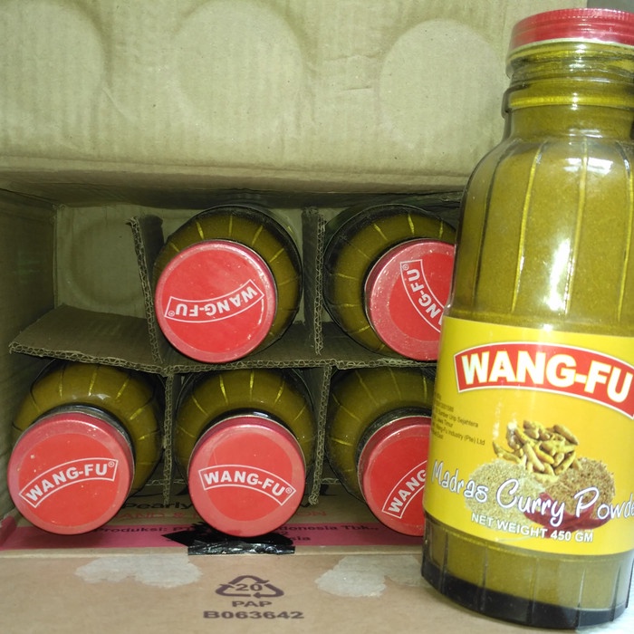 

Madras Curry Powder ( Tepung/Bubuk Kari ) 450gr x 6 Wang Fu (GROSIR)