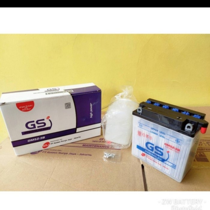 Best Seller Aki Motor Mio Sporty Gs Astra Gm5Z-3B Premium Kit Aki Basah Asli