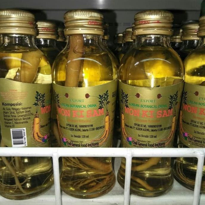 

Minuman Isotonik Ginseng Korea 120ml /Minuman Ginseng Won Ki Sam 120ml