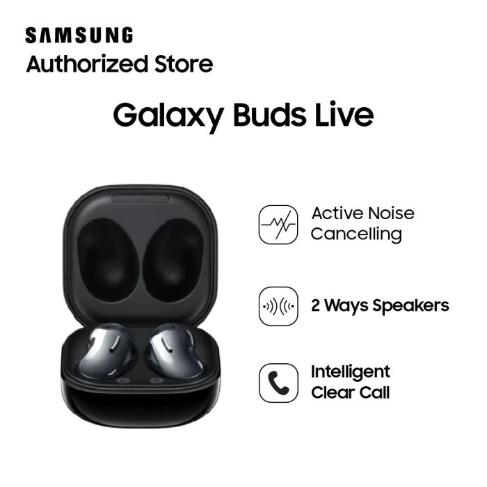 Earphone Wireless Samsung Galaxy Buds Live Handsfree Bluetooth ORI