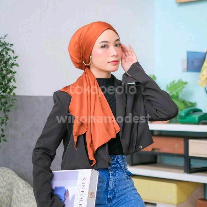 Turban Lowkey Lux Series Turban - Turban Dewasa By Winonamodest -Turban Mewah