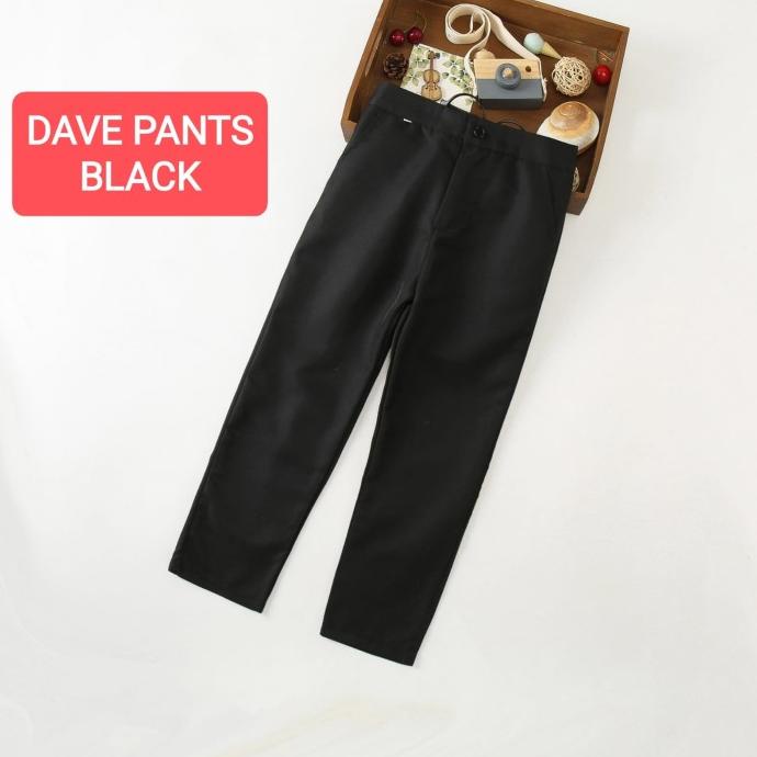 TOKYOBERRY DAVE PANTS BLACK CELANA PANJANG HITAM FORMAL ANAK LAKI