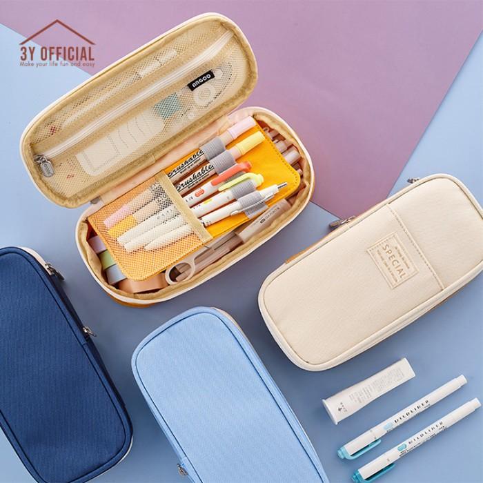 

3Y Angoo Collapsible Pencil Case Kotak Pensil Aesthetic