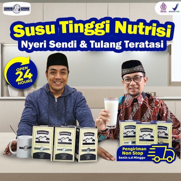 

Etawaku Platinum - Susu Kambing Etawa 100% Murni Tanpa Pengawet