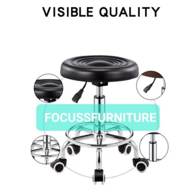 Kursi Bulat/Kursi Putar/Kursi Laboratorium/Kursi Bar Hidrolik/Cafe