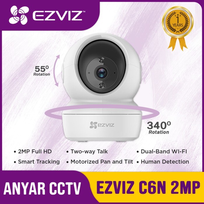 Terlaris Ezviz C6N 2Mp Wireless Ip Camera - C6N Ezviz Wifi Camera Garansi Resmi