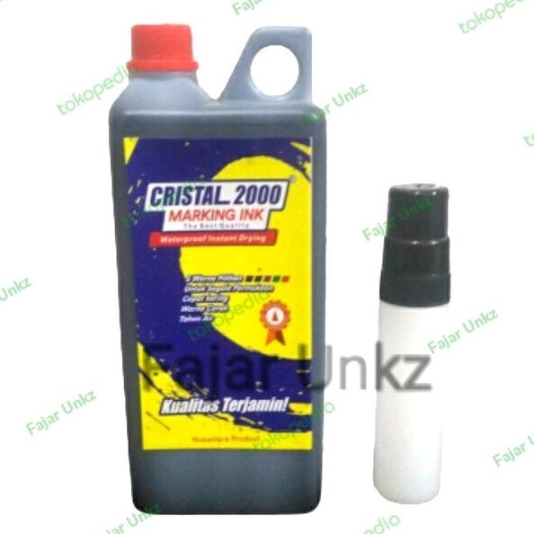 

Tinta Spidol Permanent Karung Refill Cristal 2000 Kemasan 1 Liter