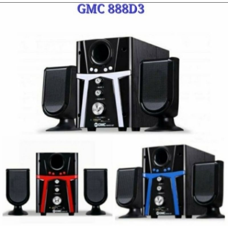 BATAM - GMC 888D3BT 888 D3 BT active speaker bluetooth