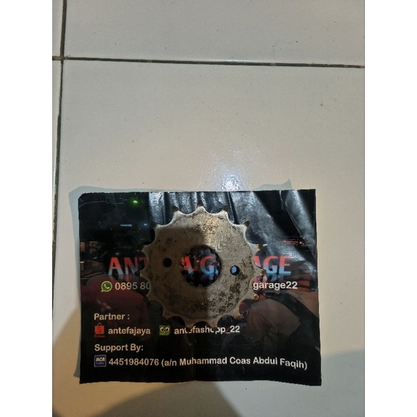 gir depan sss ninja 250 rr mono / karbu / fi old