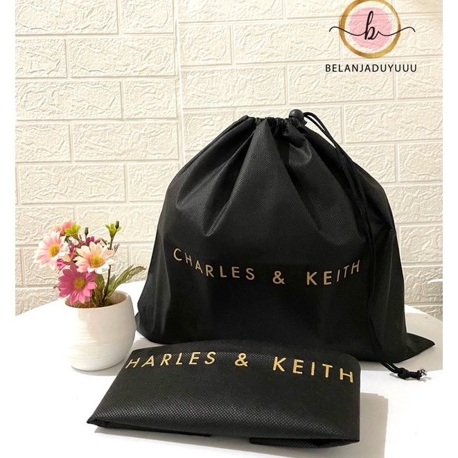 wy✲Buruan Beli CHARLES & KEITH DustBag Pengganti Sarung Tas Pelindung Debu Serut Dust Bag DB Branded