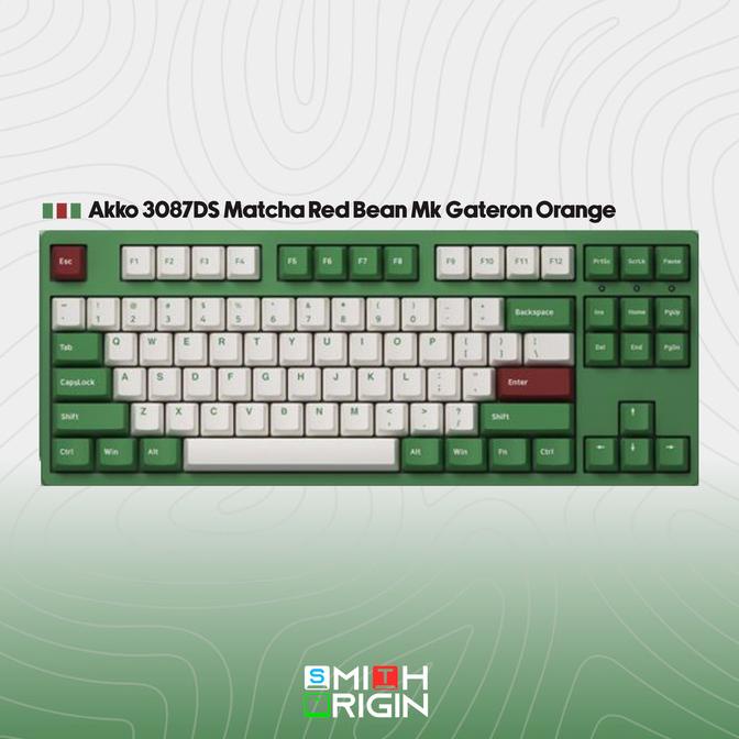 Akko 3087DS Matcha Red Bean Mechanical Keyboard