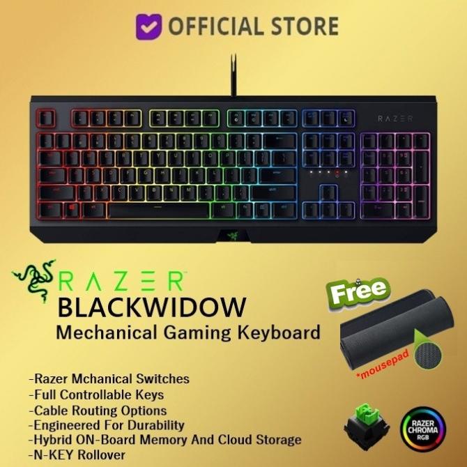 Razer BlackWidow Mechanical Gaming Keyboard Black Widow RGB