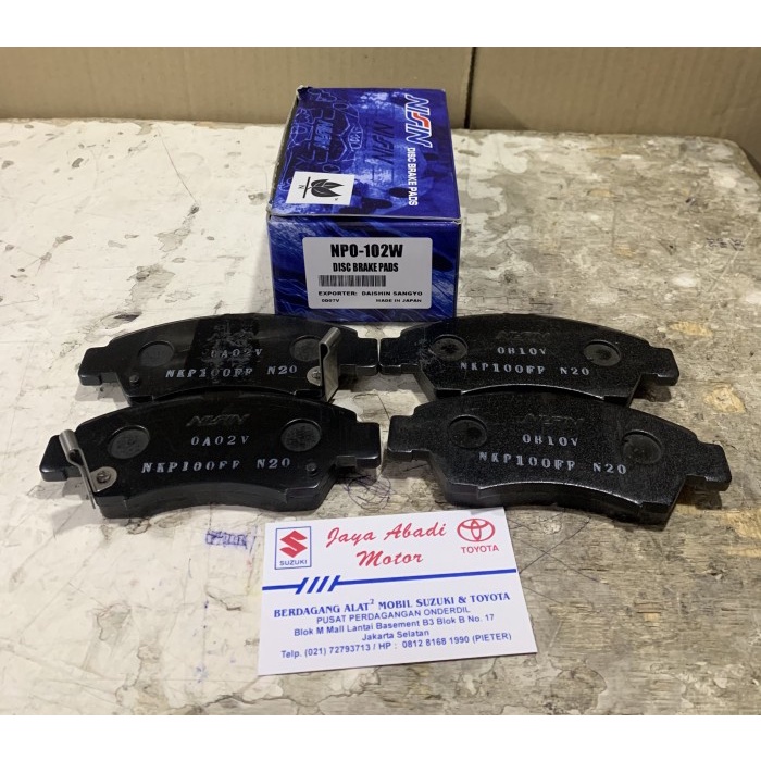 Kampas rem depan jazz old, brio, genio, estilo nissin japan