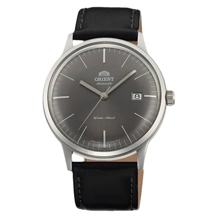 HOT SALE ORIENT FAC0000CA BAMBINO V3 CLASSIC MECHANICAL DARK GREY DIAL LEATHER TERBARU