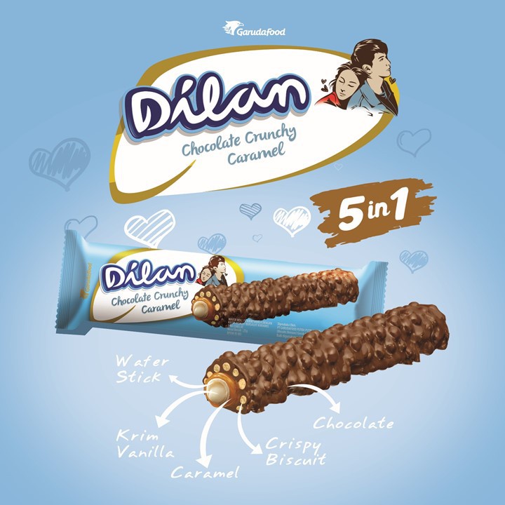 

DILAN CRUNCHY CHOCO CARAMEL 24GR X 12