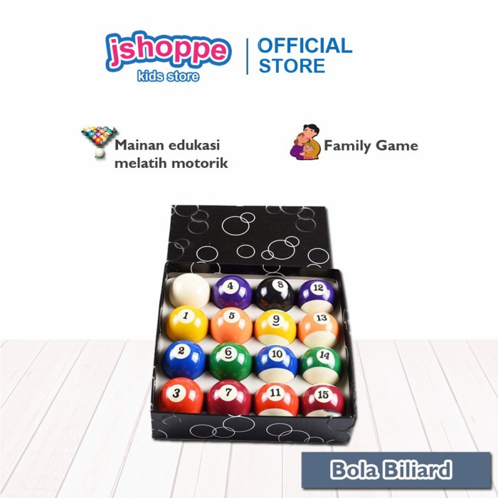 16 Bola Billiard Mini / Mini Billiard Ball