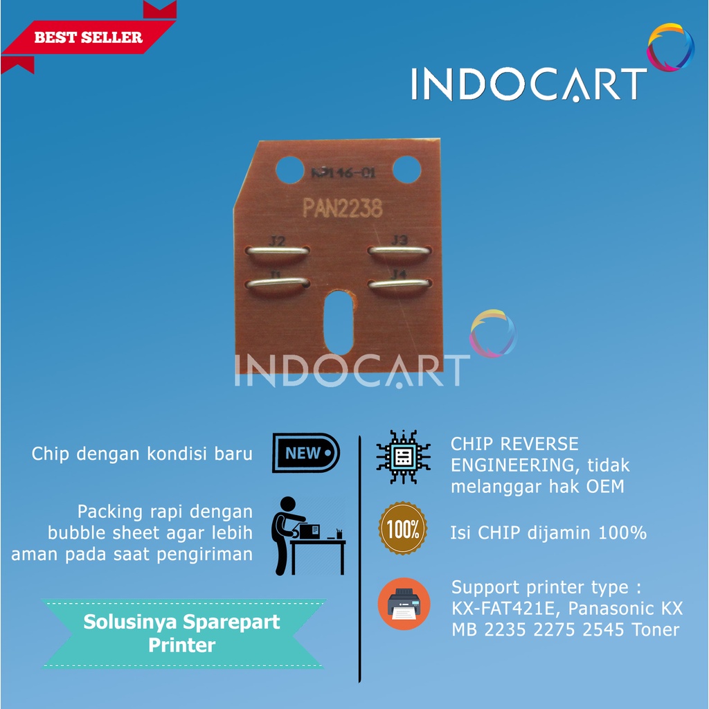 Chip KX-FAT421E FAT 421-KX MB 2235 2275 2545 Toner-2K