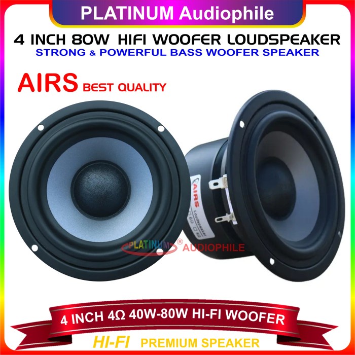 Speaker 4 Inch Mid Bass Mid Woofer Hifi Low Bass Best Quality