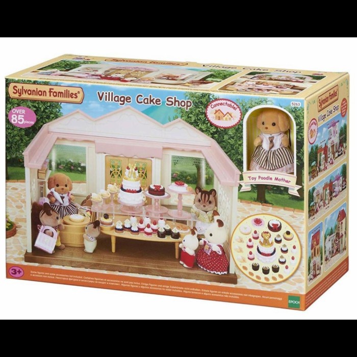 Sylvanian Families Village Cake Shop Figure Kelinci