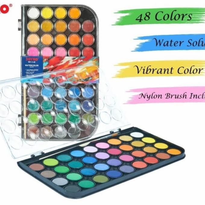 

Joyko Water Colour Set Cat Air Wc-3-48 Warna