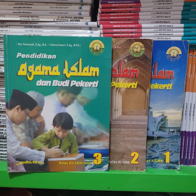 BUKU BEKAS YUDISTIRA - PENDIDIKAN AGAMA ISLAM DAN BUDIPERKERTI KELAS 1/2/3 SMK K13