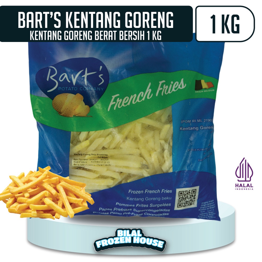 

Kentang Goreng Bart'S 1kg - French Fries