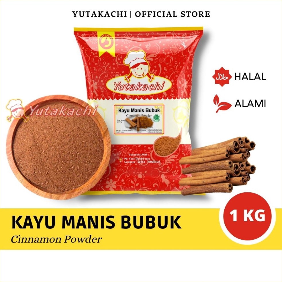 

Buruan beli Kayu Manis Bubuk 1Kg Yutakachi / Murni Cinnamon Powder / Bumbu Rempah Alami / Rempah Bubuk Pusat Bumbu B07