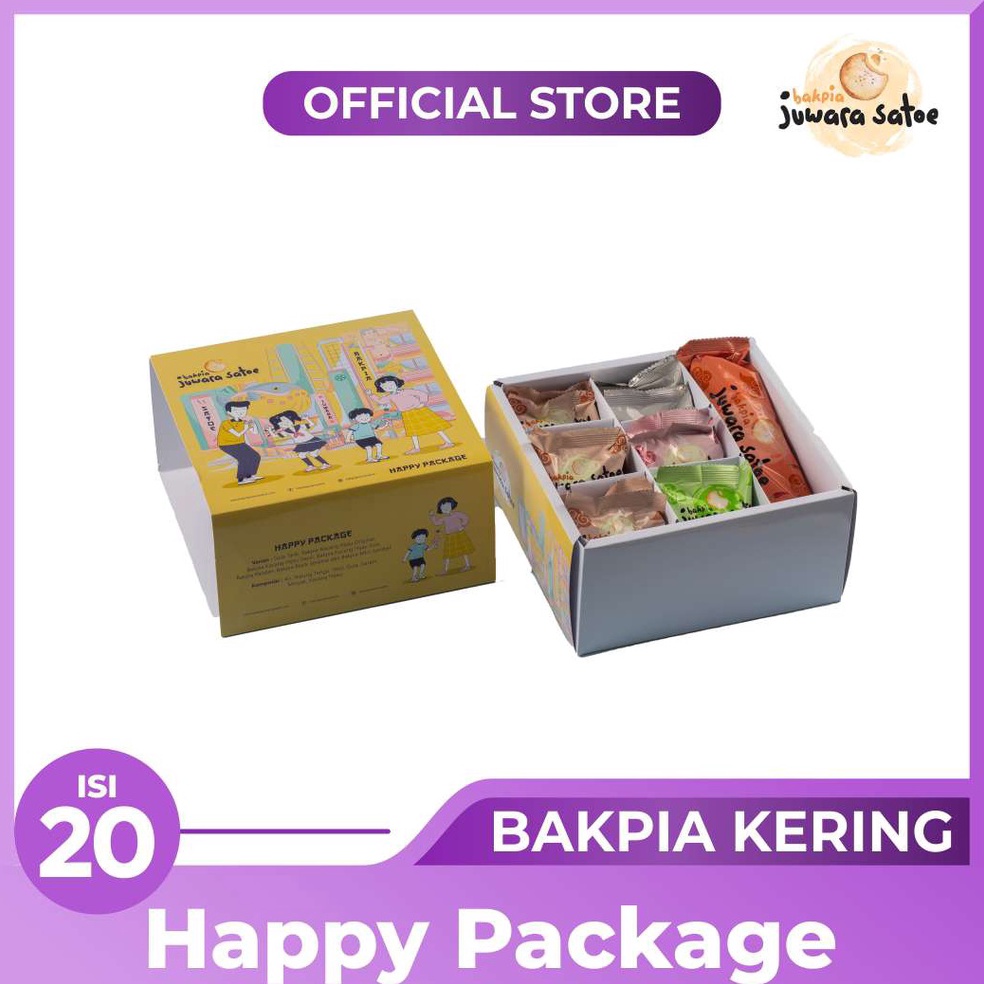 

Terupdate.. BAKPIA MIX HAPPY PACKAGE - BAKPIA JUWARA SATOE OLEH OLEH KHAS JOGJA ZIB