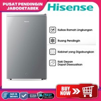HISENSE KULKAS 1 PINTU 90 LITER RR120D4IGN SILVER PPJ