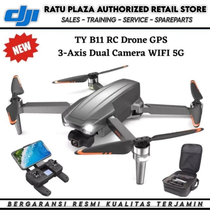 Drokam Ty B11 Rc Drone Gps 3 Axis Dual Camera Wifi 5G / Drone Remote Control
