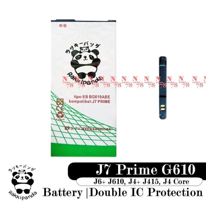 Baterai Rakkipanda For Samsung Galaxy J6 Plus J4+ J4 Core Double IC
