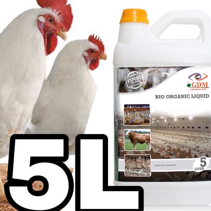 12.12 ✨SALE✨ Suplemen Organic GDM cair ternak vitamin Probiotik organik cair 5L grosir