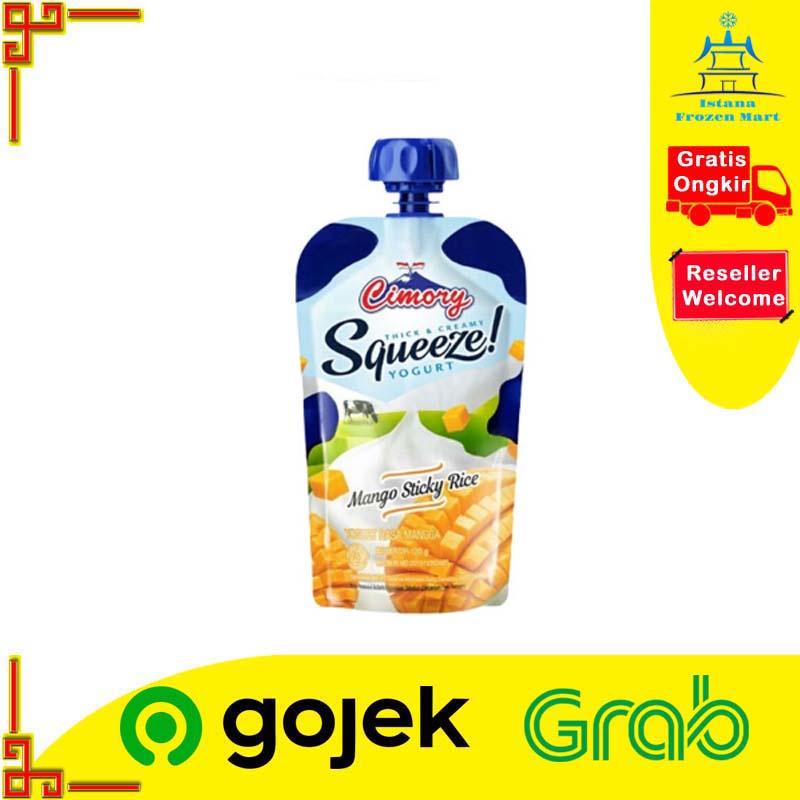 

Squeeze Mango Sticky Rice 120 ML Yogurt Mangga - CIMORY