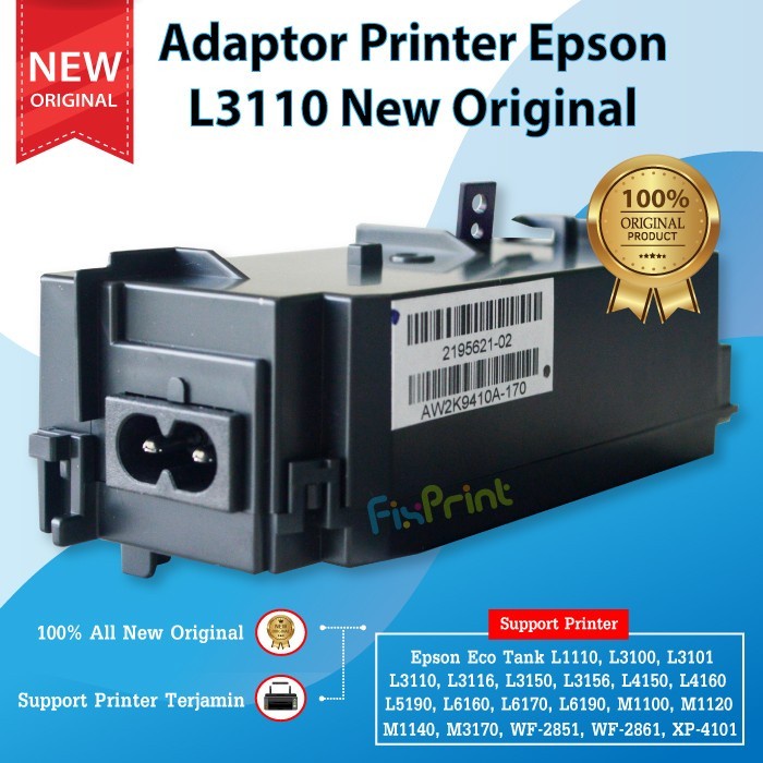 Adaptor Printer Epson L1110 L1210 Power Supply L3110 L3210 L5190 New