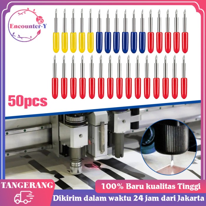 

Terlaris Art Knife 30/45/60 Derajat Cutting Sticker Mata Pisau Roland 50Pcs Roland Blade