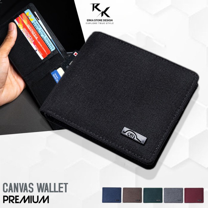 Terlaris Dompet Remaja Pria Anak Laki Laki Kain Dompet Lipat Pria Tipis Keren